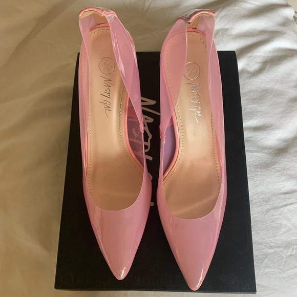 Nasty Gal SOLD OUT Barbie Girl Clear Court Heel - Picture 5 of 8